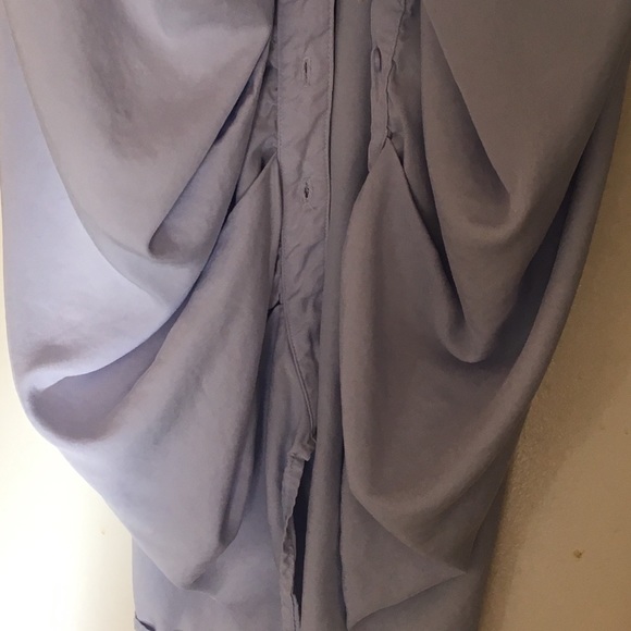 Gianni Bini Dana Button Front Tie Waist shirtdress - Picture 6 of 8